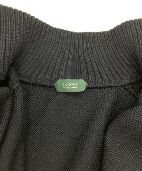 Zanone（ザノーネ）Zanone (ザノーネ) スタンドカラーカーディガン ネイビー サイズ:48の古着・服飾アイテム
