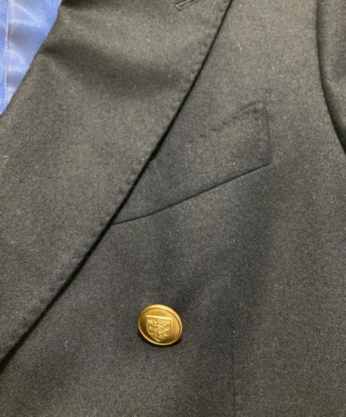 BEAMS F（ビームスエフ）BEAMS F (ビームスエフ) 金ボタンダブルジャケット ブラック サイズ:50の古着・服飾アイテム