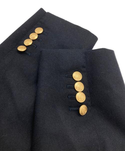 BEAMS F（ビームスエフ）BEAMS F (ビームスエフ) 金ボタンダブルジャケット ブラック サイズ:50の古着・服飾アイテム