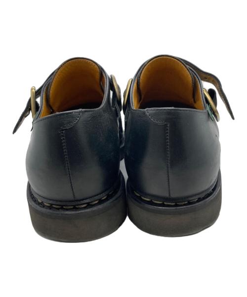 PARABOOT（パラブーツ）PARABOOT (パラブーツ) BEAMS (ビームス) モンクストラップシューズ ブラック サイズ:10の古着・服飾アイテム