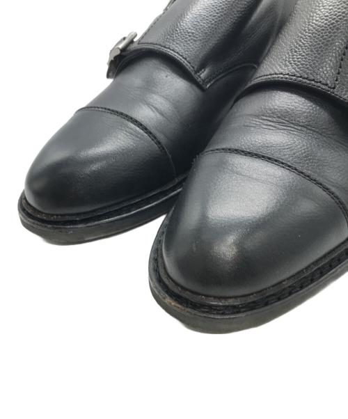 PARABOOT（パラブーツ）PARABOOT (パラブーツ) ダブルモンクストラップシューズ ブラック サイズ:7の古着・服飾アイテム