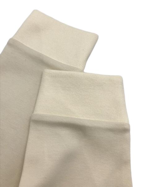 A.P.C.（アーペーセー）A.P.C. (アーペーセー) ネックラインロゴスウェット オレンジ×ホワイト サイズ:Mの古着・服飾アイテム