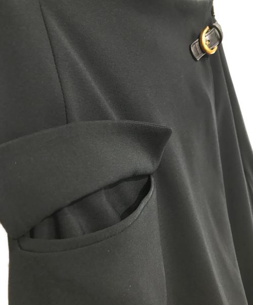 anuans（アニュアンス）anuans (アニュアンス) アシンメトリーレイヤードスカート ブラック サイズ:Mの古着・服飾アイテム