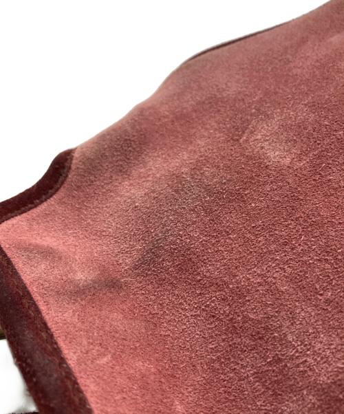 MIU MIU（ミュウミュウ）MIU MIU (ミュウミュウ) suede leather handbag/スウェード レザー ハンドバッグ ピンクの古着・服飾アイテム