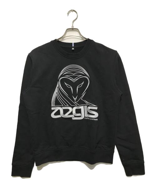 ALEXANDER McQUEEN（アレキサンダーマックイーン）ALEXANDER McQUEEN (アレキサンダーマックイーン) クルーネックスウェット ブラック サイズ:Ｍの古着・服飾アイテム