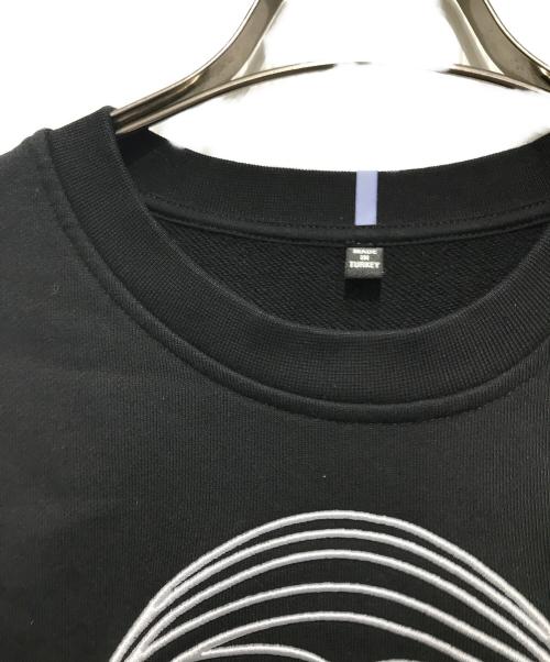 ALEXANDER McQUEEN（アレキサンダーマックイーン）ALEXANDER McQUEEN (アレキサンダーマックイーン) クルーネックスウェット ブラック サイズ:Ｍの古着・服飾アイテム