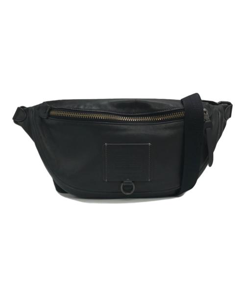COACH（コーチ）COACH (コーチ) レザーショルダーバッグ ブラウンの古着・服飾アイテム