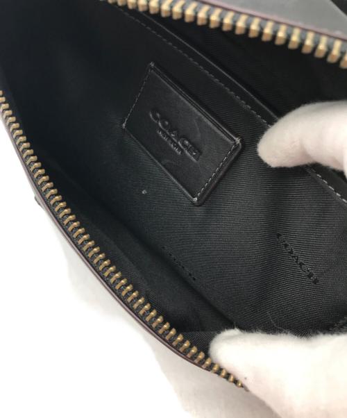 COACH（コーチ）COACH (コーチ) レザーショルダーバッグ ブラウンの古着・服飾アイテム