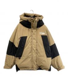 FIRST DOWN×FREAK'S STORE（ファーストダウン×フリークスストア）の古着「FREAKS STORE別注パネルショートダウン」｜ベージュ