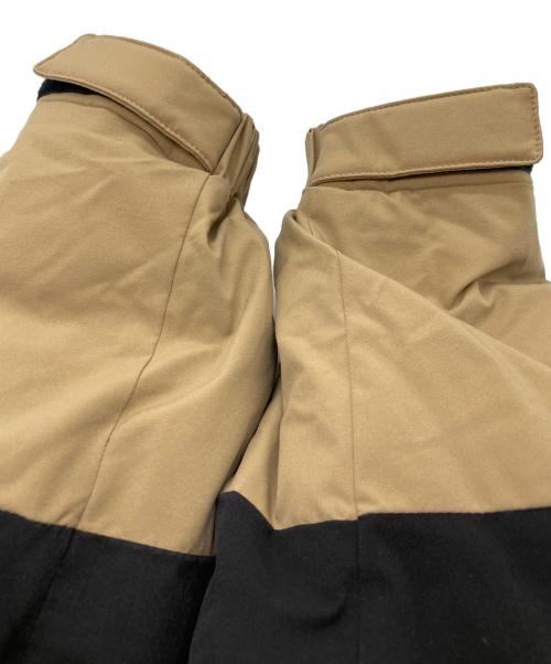 FIRST DOWN（ファーストダウン）FIRST DOWN (ファーストダウン) FREAK'S STORE (フリークストア) FREAKS STORE別注パネルショートダウン ベージュ サイズ:Sの古着・服飾アイテム