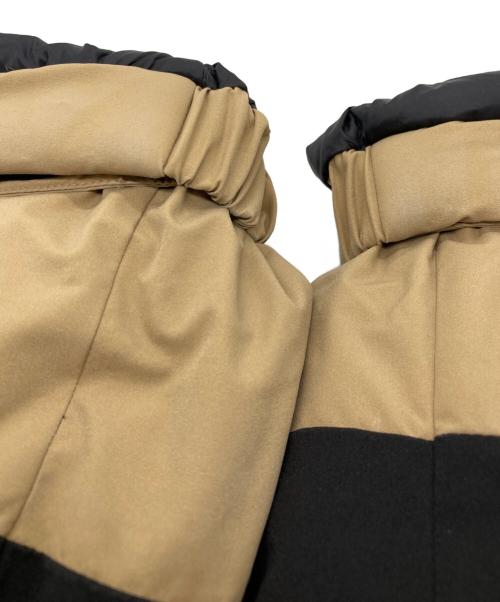 FIRST DOWN（ファーストダウン）FIRST DOWN (ファーストダウン) FREAK'S STORE (フリークストア) FREAKS STORE別注パネルショートダウン ベージュ サイズ:Sの古着・服飾アイテム