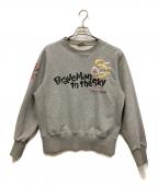 TED COMPANYテッドカンパニー）の古着「赤鬼デビルクルーネックスウェット」｜グレー