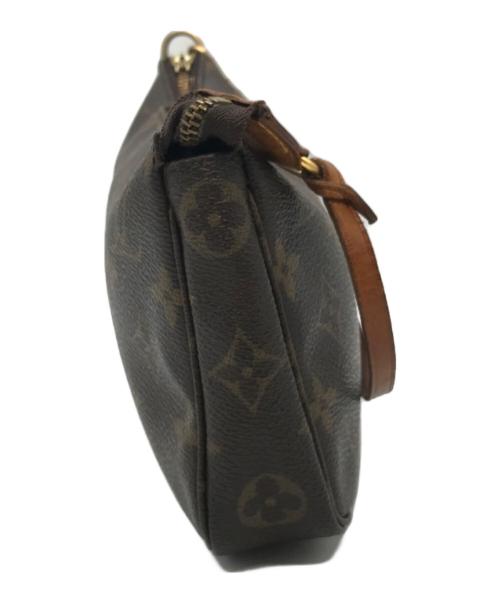 LOUIS VUITTON（ルイ ヴィトン）LOUIS VUITTON (ルイ ヴィトン) モノグラムボシェット・アクセソワールハンドバッグ ブラウンの古着・服飾アイテム