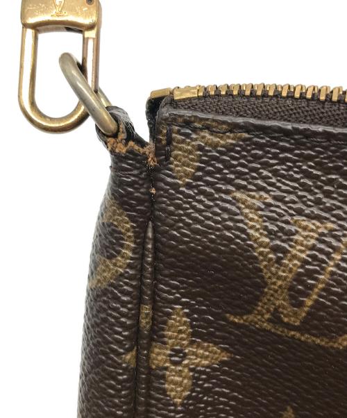 LOUIS VUITTON（ルイ ヴィトン）LOUIS VUITTON (ルイ ヴィトン) モノグラムボシェット・アクセソワールハンドバッグ ブラウンの古着・服飾アイテム