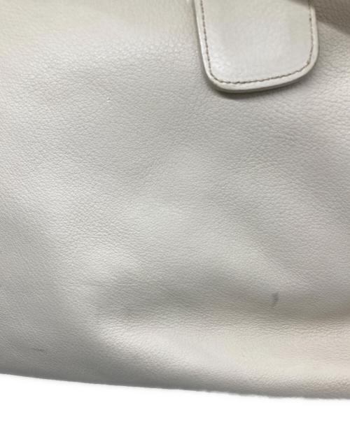 PRADA（プラダ）PRADA (プラダ) ２wayレザートートバッグ ホワイトの古着・服飾アイテム