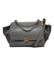 CELINE（セリーヌ）の古着「トラペーズ2WAYバッグ」｜グレー