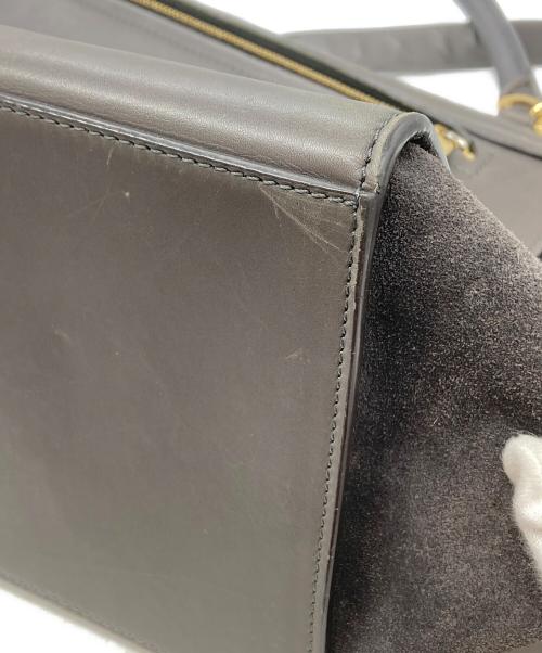 CELINE（セリーヌ）CELINE (セリーヌ) トラペーズ2WAYバッグ グレーの古着・服飾アイテム