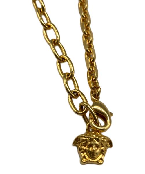 VERSACE（ヴェルサーチェ）VERSACE (ヴェルサーチェ) グリークネックレス ゴールドの古着・服飾アイテム
