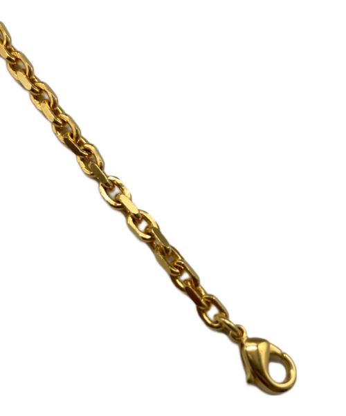 VERSACE（ヴェルサーチェ）VERSACE (ヴェルサーチェ) グリークネックレス ゴールドの古着・服飾アイテム