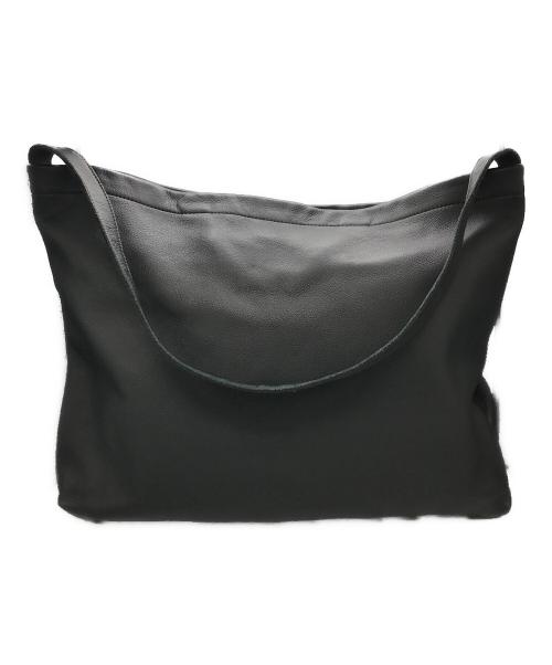 confect（コンフェクト）CONFECT (コンフェクト) バレンシアレザーショルダーバッグ ブラックの古着・服飾アイテム