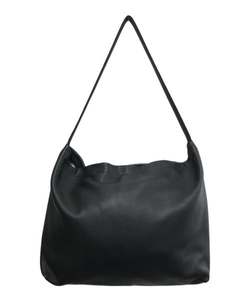 confect（コンフェクト）CONFECT (コンフェクト) バレンシアレザーショルダーバッグ ブラックの古着・服飾アイテム