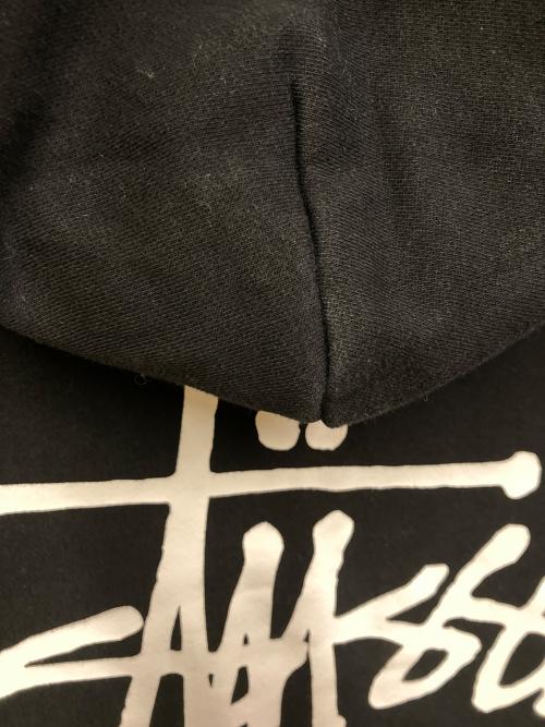 stussy（ステューシー）stussy (ステューシー) ロゴパーカー ブラック サイズ:SIZE Mの古着・服飾アイテム