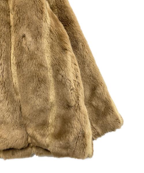 6(ROKU) BEAUTY&YOUTH（ロク ビューティーアンドユース）6(ROKU) BEAUTY&YOUTH (ロク ビューティーアンドユース) FAKE MINK FUR COAT ブラウン サイズ:36の古着・服飾アイテム