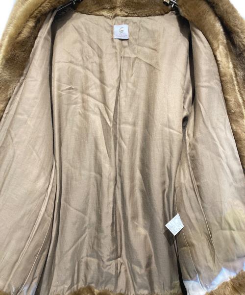 6(ROKU) BEAUTY&YOUTH（ロク ビューティーアンドユース）6(ROKU) BEAUTY&YOUTH (ロク ビューティーアンドユース) FAKE MINK FUR COAT ブラウン サイズ:36の古着・服飾アイテム