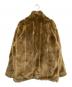 6(ROKU) BEAUTY&YOUTH (ロク ビューティーアンドユース) FAKE MINK FUR COAT ブラウン サイズ:36：10000円