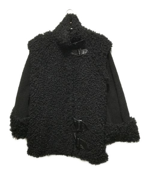 Belle vintage（ベル ヴィンテージ）belle Vintage (ベル ヴィンテージ) ボアジャケット ブラック サイズ:SIZE Fの古着・服飾アイテム