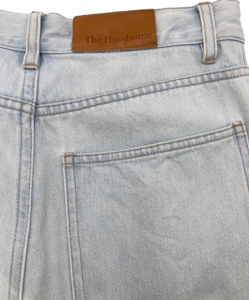 THE HANDSOME（ハンサム）THE HANDSOME (ハンサム) One tack buggy denim(ワンタックバギーデニム) スカイブルー サイズ:FREEの古着・服飾アイテム
