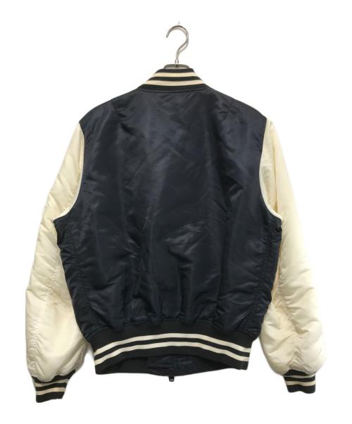 GANRYU（ガンリュウ）GANRYU (ガンリュウ) スタジャン ホワイト×ブラック サイズ:Lの古着・服飾アイテム