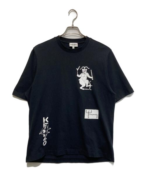 KENZO（ケンゾー）KENZO (ケンゾー) 半袖カットソー ブラック サイズ:Ｍの古着・服飾アイテム