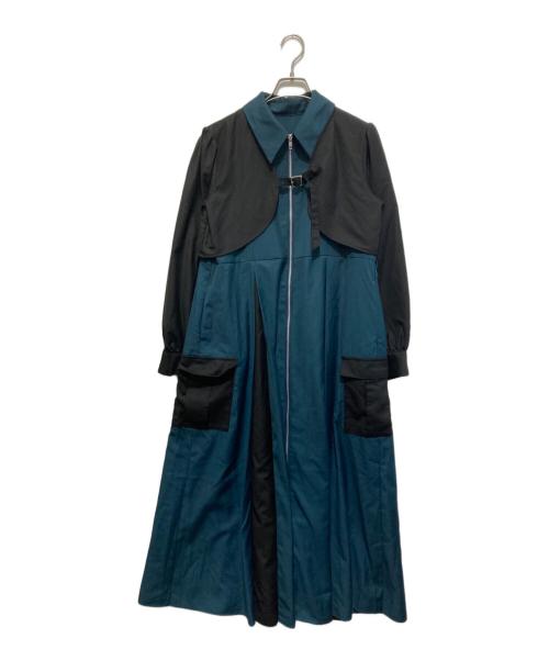HARE（ハレ）HARE (ハレ) ボレロデザインカーゴワンピース ブラック×グリーン サイズ:Ｆの古着・服飾アイテム