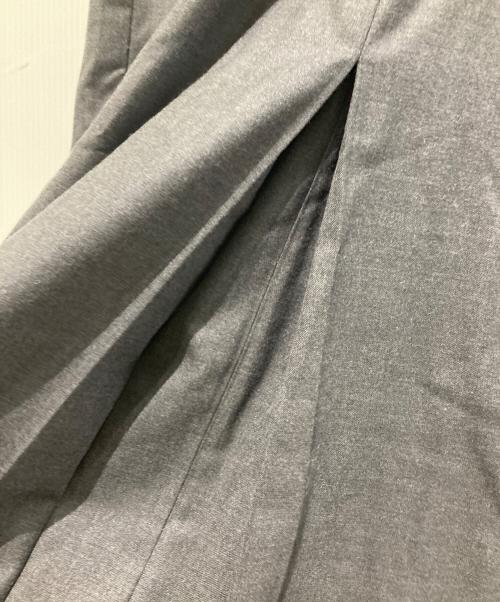 ENFOLD（エンフォルド）ENFOLD (エンフォルド) Firm Wool Combination DRESS ブルー×グレー サイズ:38の古着・服飾アイテム