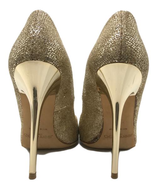 JIMMY CHOO（ジミーチュウ）JIMMY CHOO (ジミーチュウ) ハイヒールパンプス ゴールド サイズ:35の古着・服飾アイテム