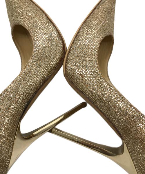 JIMMY CHOO（ジミーチュウ）JIMMY CHOO (ジミーチュウ) ハイヒールパンプス ゴールド サイズ:35の古着・服飾アイテム