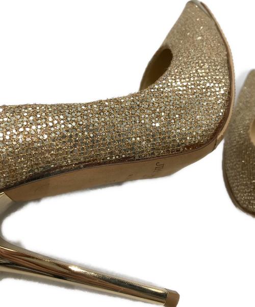 JIMMY CHOO（ジミーチュウ）JIMMY CHOO (ジミーチュウ) ハイヒールパンプス ゴールド サイズ:35の古着・服飾アイテム