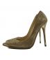 JIMMY CHOO (ジミーチュウ) ハイヒールパンプス ゴールド サイズ:35：6000円