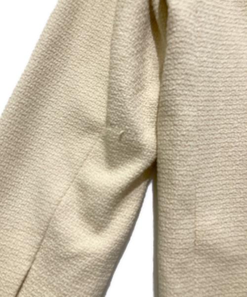 MIESROHE（ミースロエ）MIESROHE (ミースロエ) ツイードノーカラージャケット イエロー サイズ:SIZE 1の古着・服飾アイテム