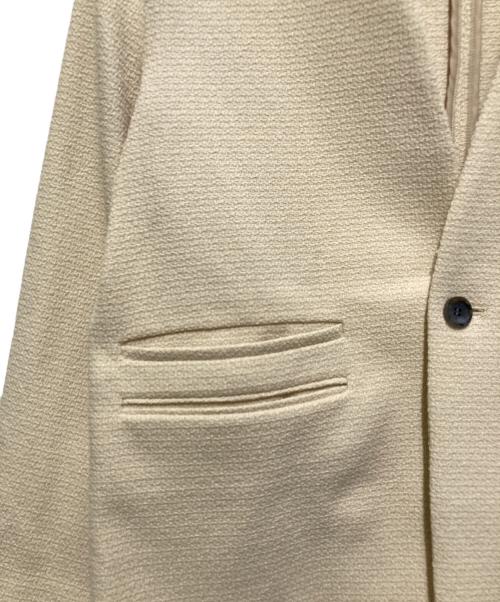 MIESROHE（ミースロエ）MIESROHE (ミースロエ) ツイードノーカラージャケット イエロー サイズ:SIZE 1の古着・服飾アイテム