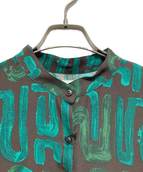 SUM1 STYLE（スミスタイル）SUM1 STYLE (スミスタイル) ワンピース グリーン×ブラウン サイズ:Freeの古着・服飾アイテム