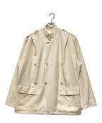 CLANEクラネ）の古着「OVER MILITARY JACKET」｜アイボリー