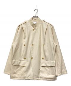 美品 24SS CLANE クラネ SHEER TAILORED SHIRT シルクブレンド 長袖 