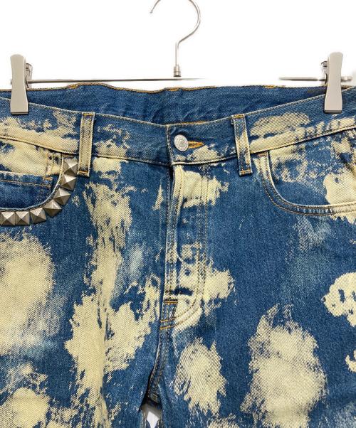 GUCCI（グッチ）GUCCI (グッチ) 17ssブリーチ加工ジーンズ ブルー サイズ:SIZE27の古着・服飾アイテム