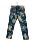 GUCCI (グッチ) 17ssブリーチ加工ジーンズ ブルー サイズ:SIZE27：14000円