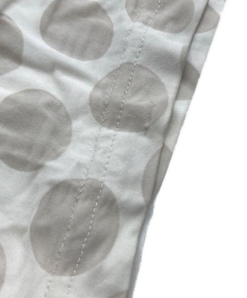 MM6 Maison Margiela（エムエムシックスメゾンマルジェラ）MM6 Maison Margiela (エムエムシックスメゾンマルジェラ) 21SS ポルカドット イージーワイドパンツ ベージュ×ホワイト サイズ:Ｓの古着・服飾アイテム