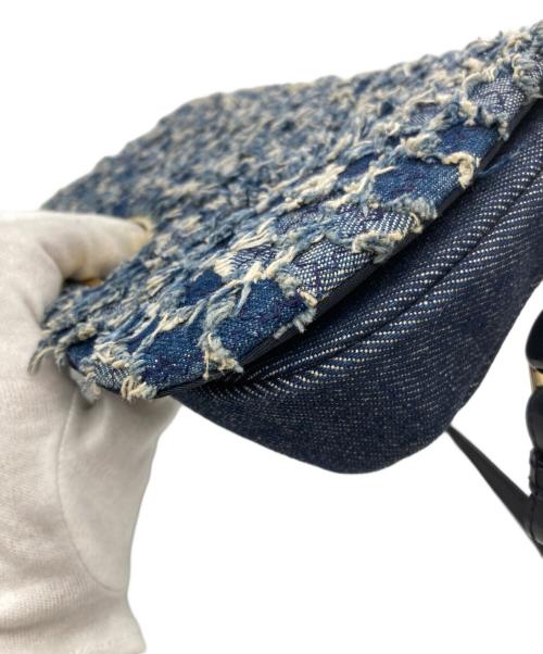 Christian Dior（クリスチャン ディオール）Christian Dior (クリスチャン ディオール) マリスパール セミショルダーバッグ ネイビーの古着・服飾アイテム