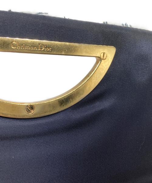 Christian Dior（クリスチャン ディオール）Christian Dior (クリスチャン ディオール) マリスパール セミショルダーバッグ ネイビーの古着・服飾アイテム