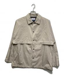 MAISON SPECIAL（メゾンスペシャル）の古着「雨を弾くアーバンテックスリーレイヤーコーチジャケット」｜カーキ